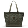 Herschel Bags Heritage Quilted Capsule Polyester Green Tote Bag - One Size