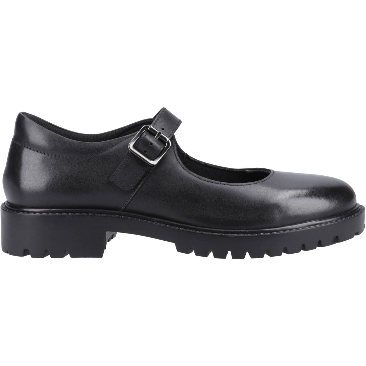 Hush Puppies Aurora Leather Women's Black Shoes