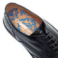 Base London Clarence Brogue Leather Men's Black Brogues Shoes