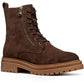 Geox D Iridea F Leather Women's Dark Brown Boots