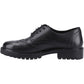 Hush Puppies Athena Leather Youth Black Brogues