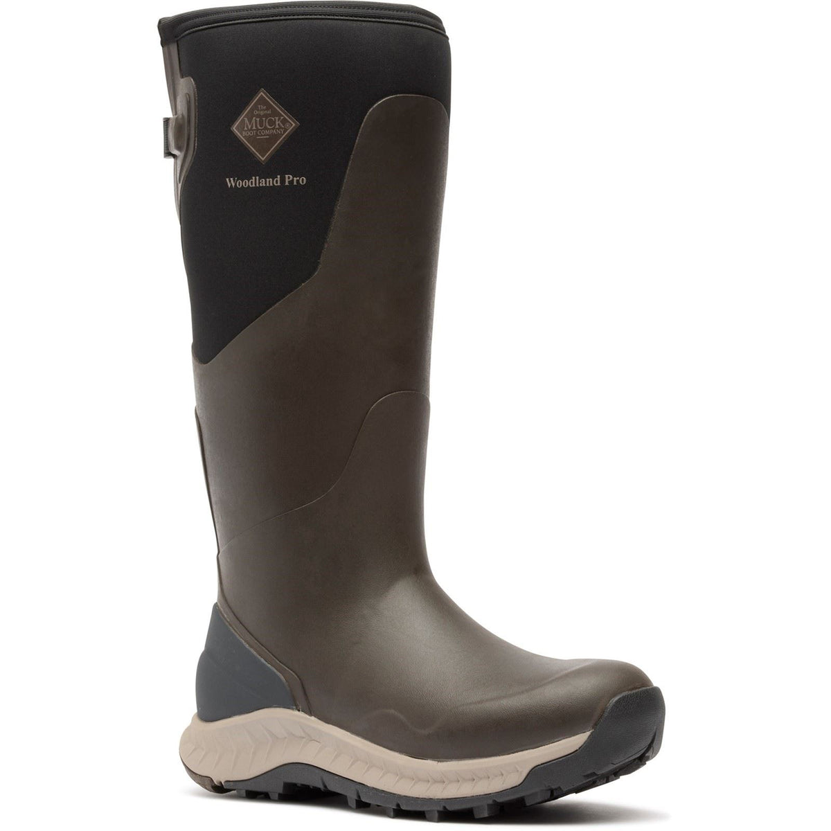 Muck Boots Woodland Pro Rubber Men's COFFEE Wellington Boots