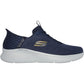Skechers Men's Skech-Lite Pro Primebase Trainers in Navy/Yellow