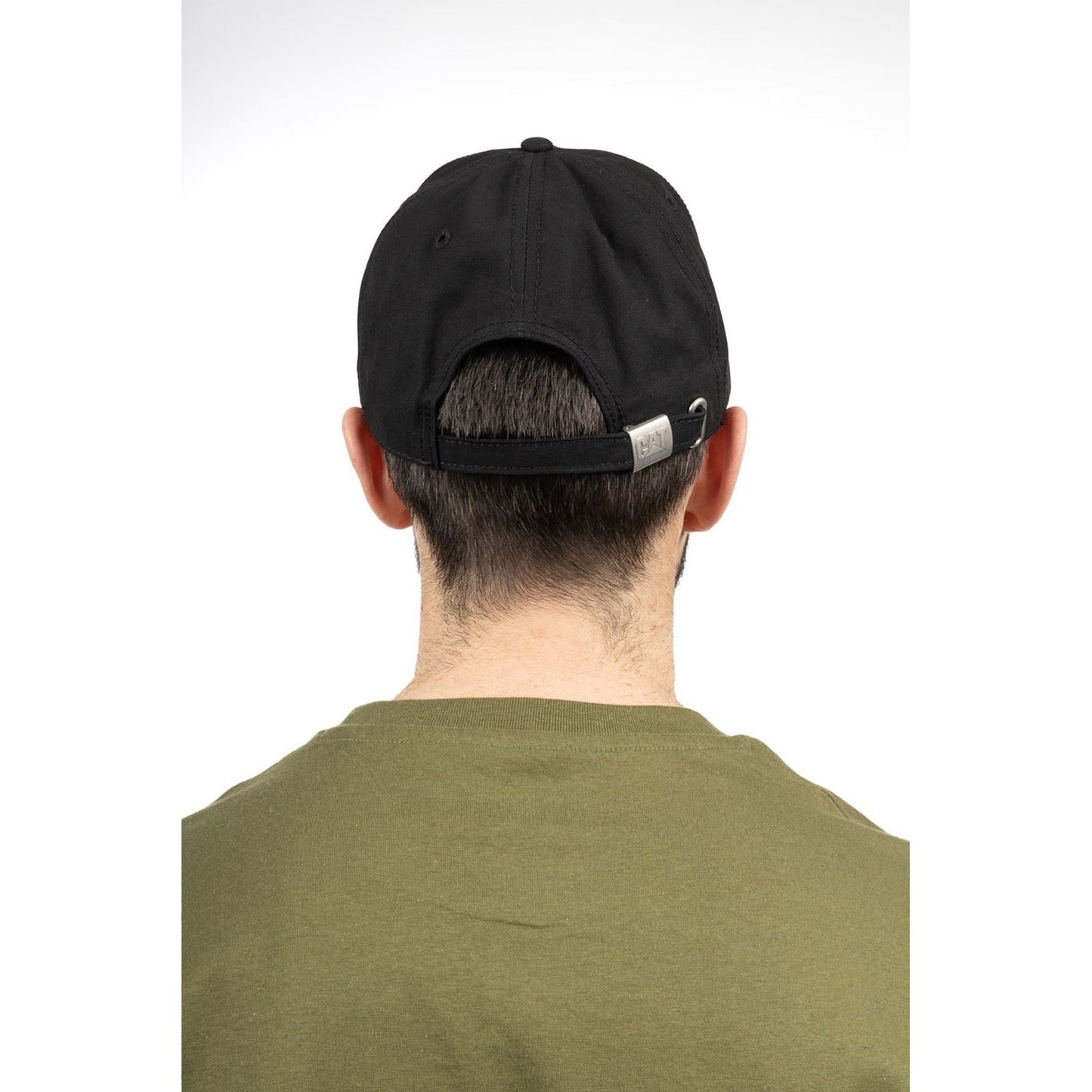 Caterpillar Trademark Cotton Unisex Adults's Black Baseball Caps