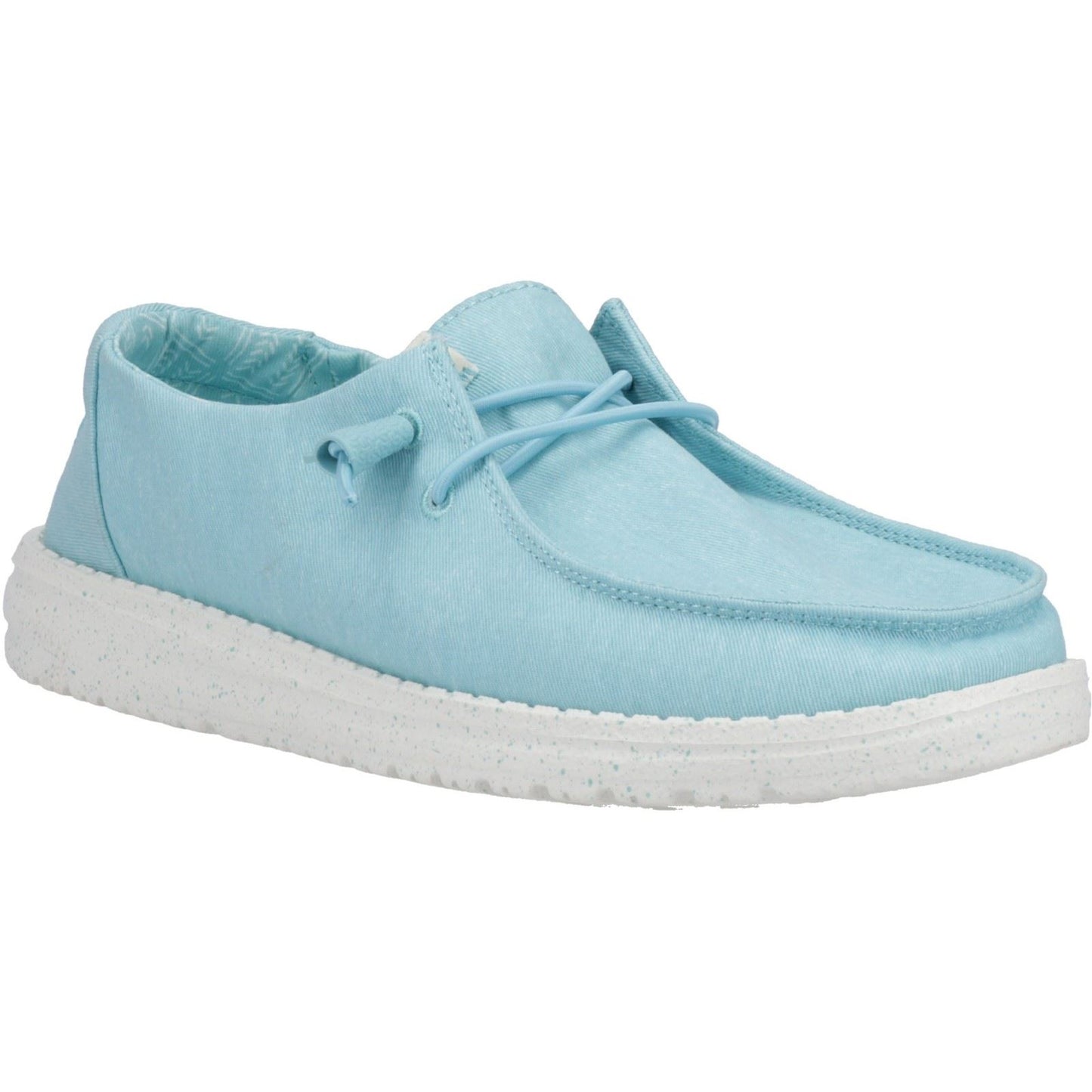 HEYDUDE Women's Wendy Canvas Shoe in Turquoise