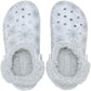 Crocs Classic Fleece Lined Polyester Blend Women's Snow White Clogs