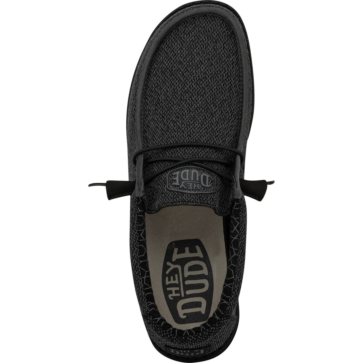 HEYDUDE Men's Wally Sox Shoe in Micro Total Black