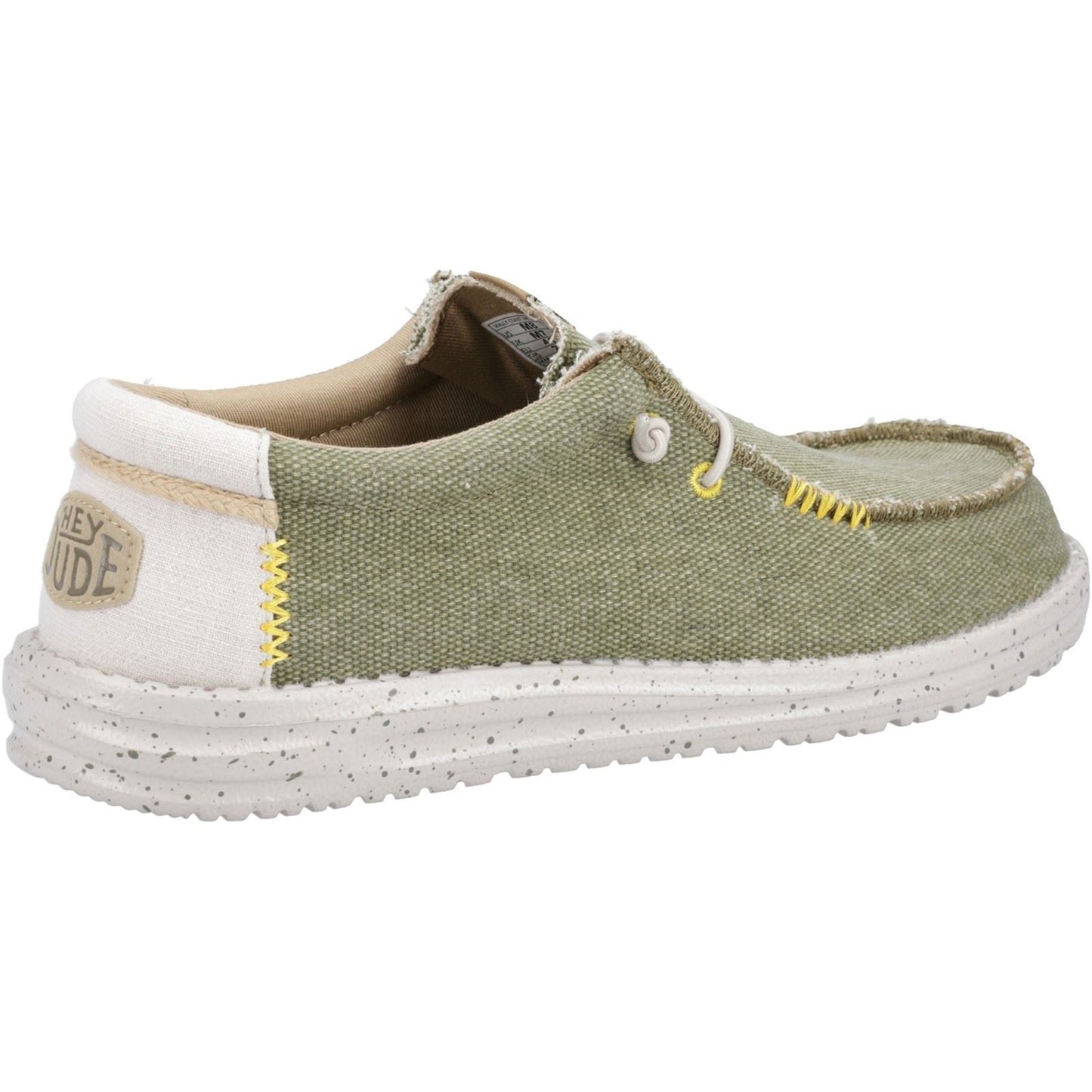 HEYDUDE Men's Wally Coastline Jute Shoe in Olive