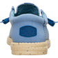HEYDUDE Wally Stretch Canvas Textile Men's Faded Denim/Boulder Tan Loafers