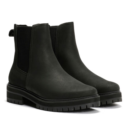 TOMS Bennet Leather Women's Black Boots