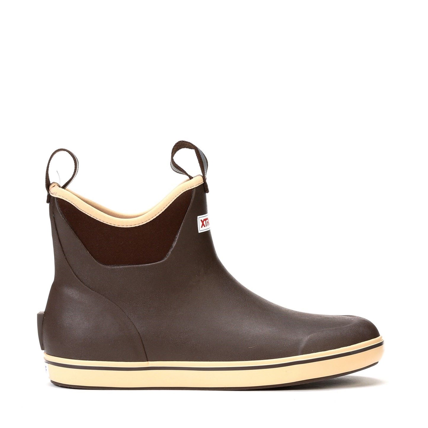 Xtratuf Men's Ankle Deck Boot in Chocolate/Tan