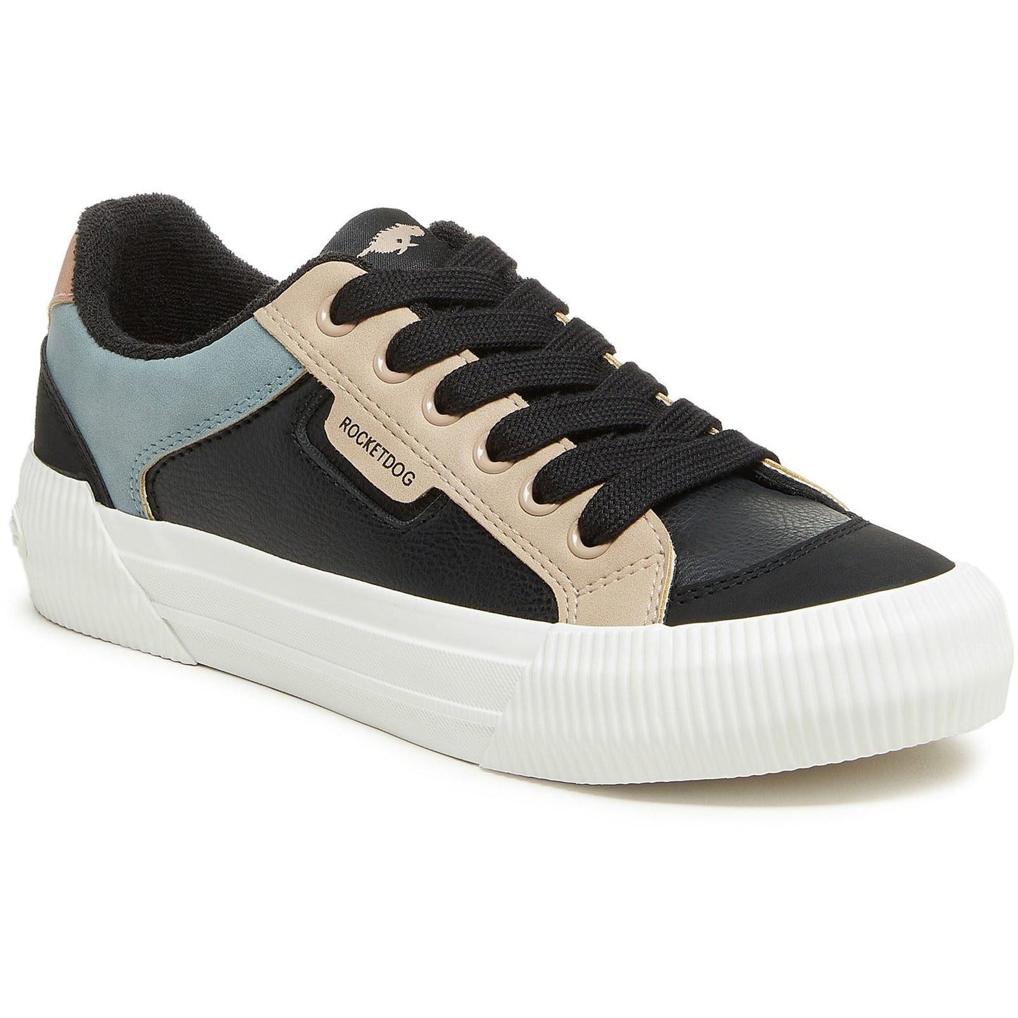 Rocket Dog Women's Cheery Blocked Sporty Shoe in Black Combo