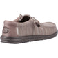 HEYDUDE Wally Stretch Mesh Polyester Men's Deep Taupe/Mole Brown Moccasins Shoes