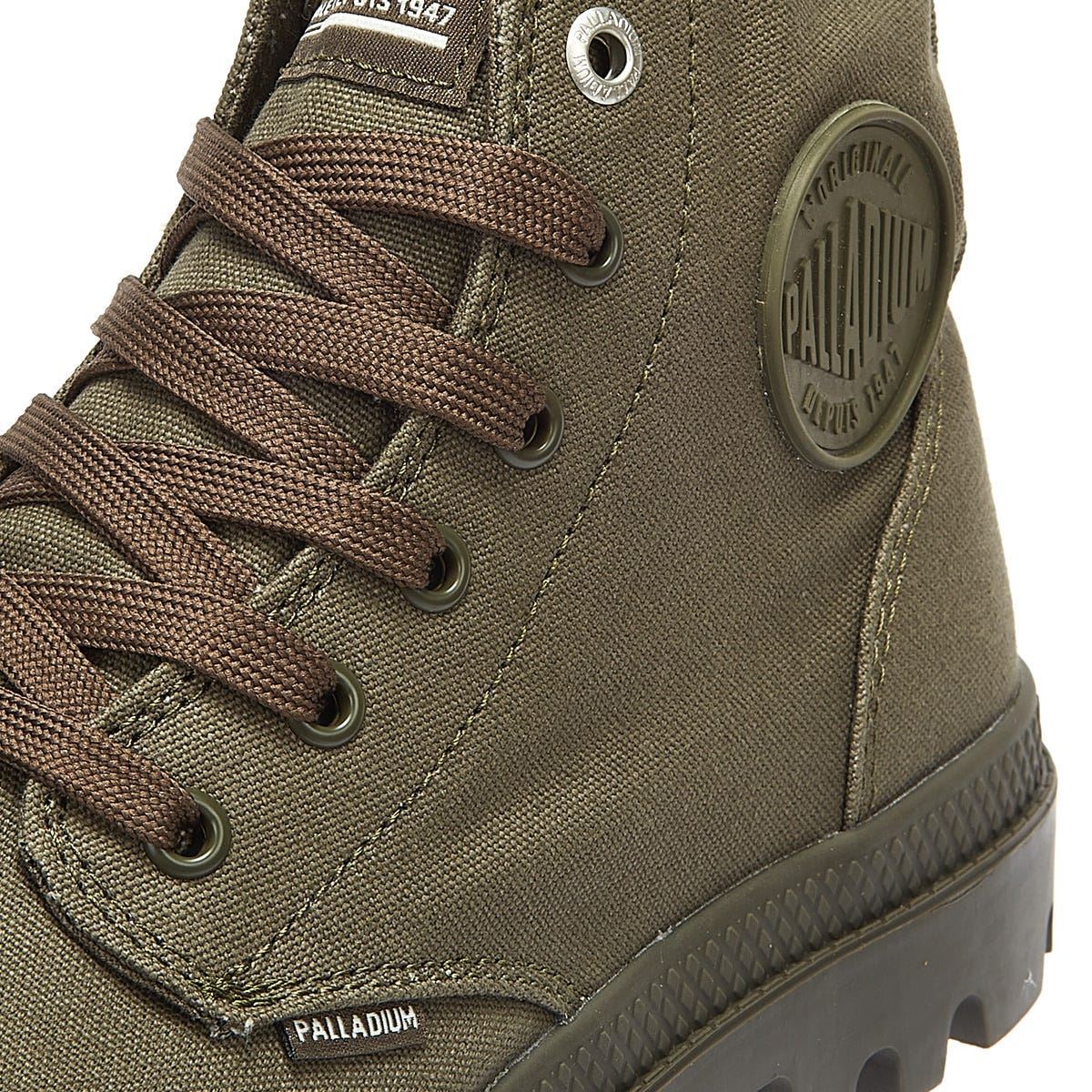 Palladium - 73089-325 MENS PAMPA HI MONO CHROME OLIVE NIGHT