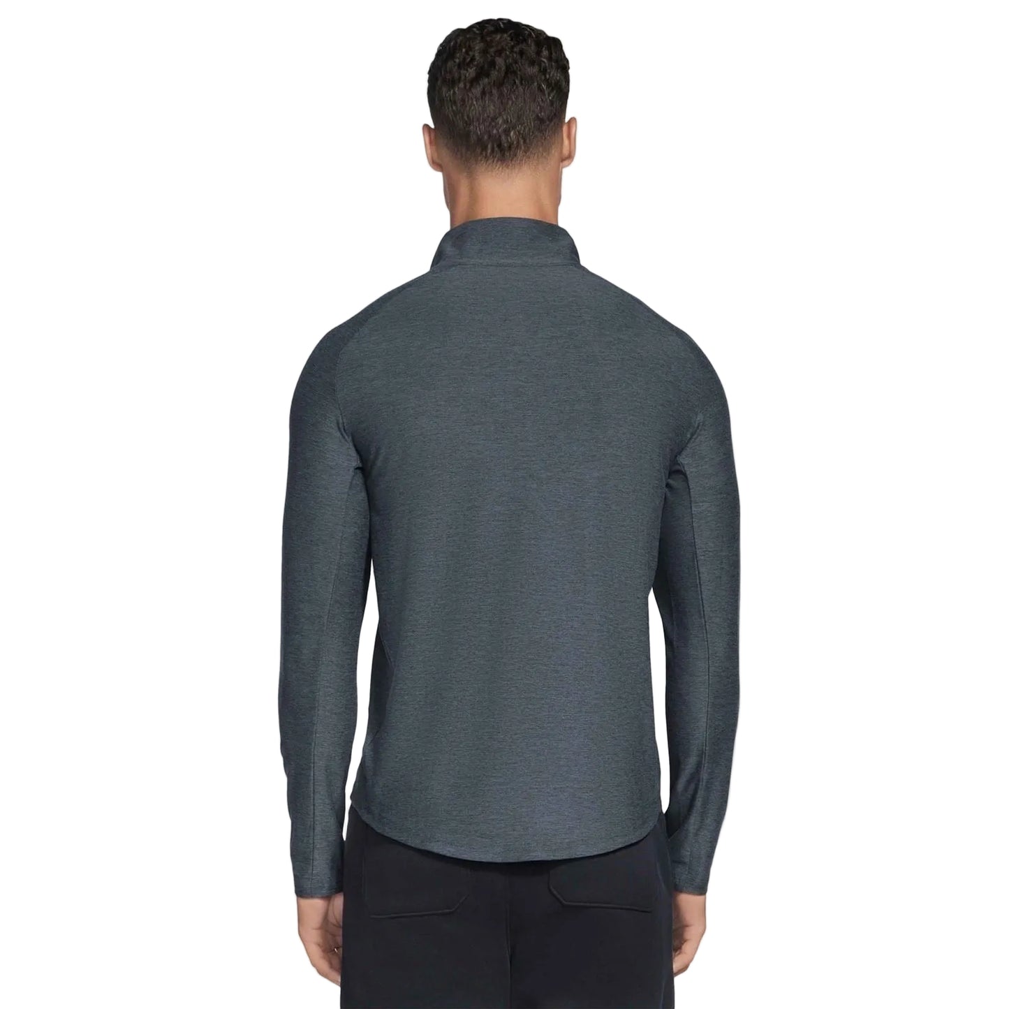 Skechers GO DRI All Day Performance 1/4 Zip Polyester Men's Black Activewear T-Shirts