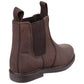 Cotswold Camberwell Leather Boy's Brown Flat Chelsea Boots