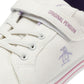 Penguin Junior Rainbow Canvas Girls's White/Lilac Trainers