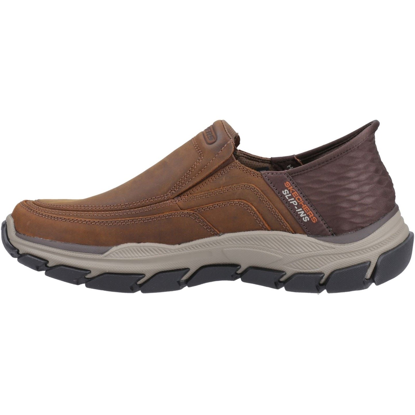 Skechers Men's Respected Elgin Shoes in Dark Brown
