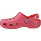 Crocs Unisex Classic Glitter Clog in Cherry Red