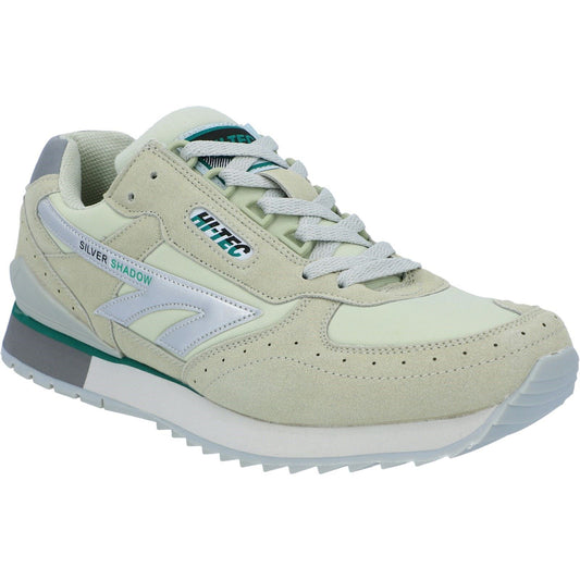 Hi-Tec Silver Shadow OG PU Suede Men's Silver/Grey/Green Trainers