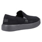 HEYDUDE Men's Sunapee Canvas Shoe in Black/Charcoal