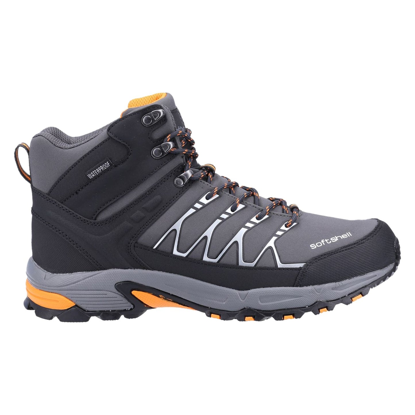 Cotswold Men's Abbeydale Mid Hiker in Grey/Orange
