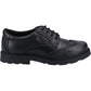 Hush Puppies Jacob Leather Youth Black Brogues