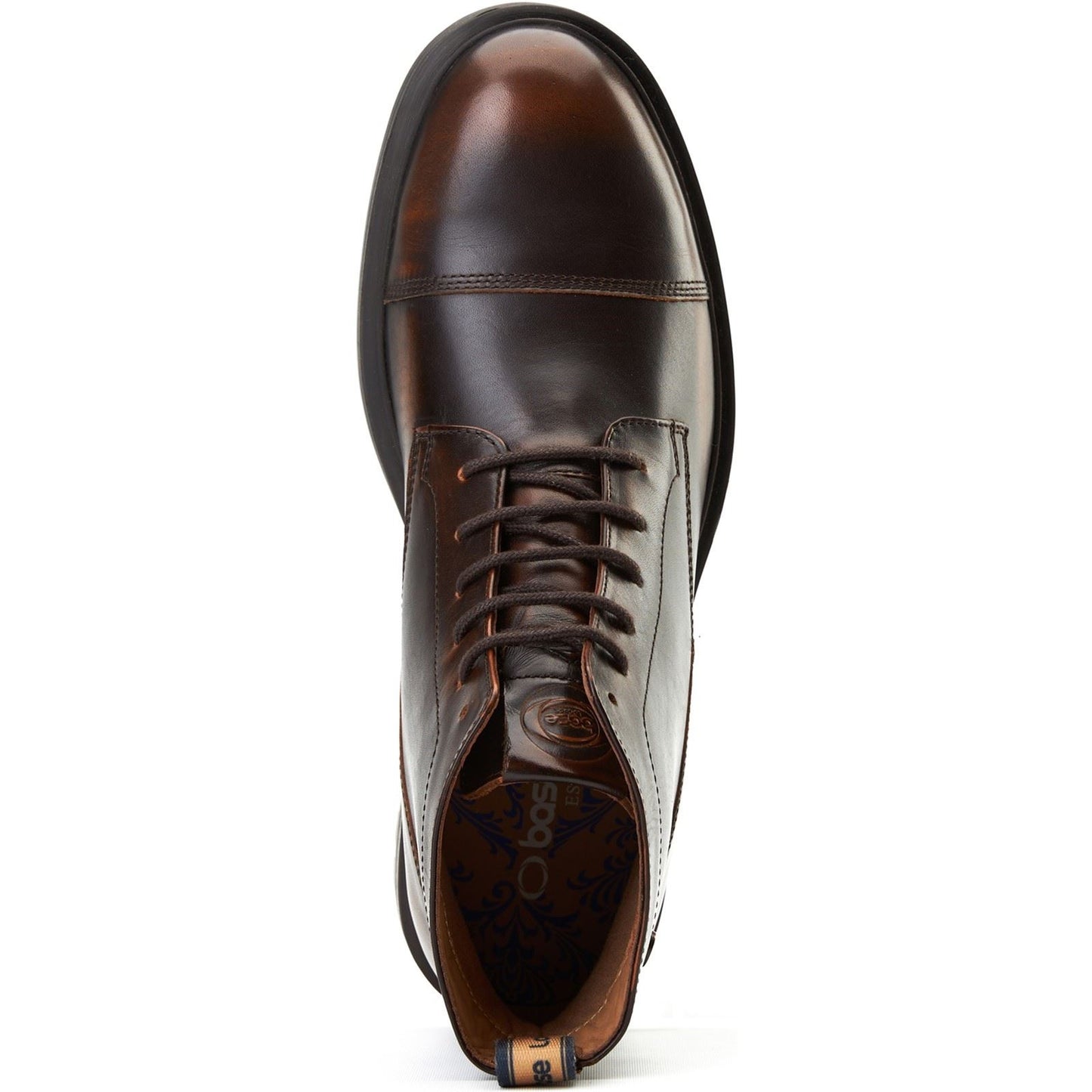 Base London Boulton Leather Men's Brown Ankle Boots