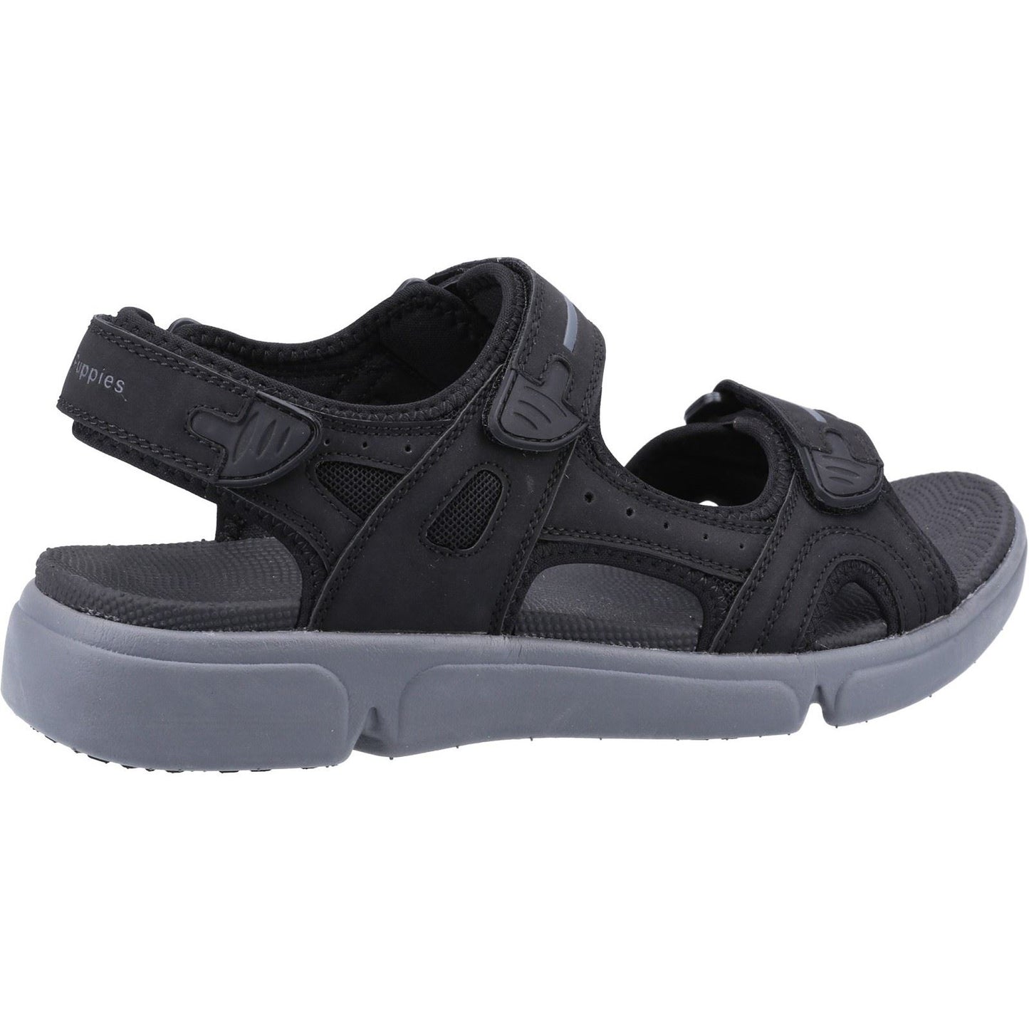 Hush Puppies Castro Polyurethane Men's Black Sandals