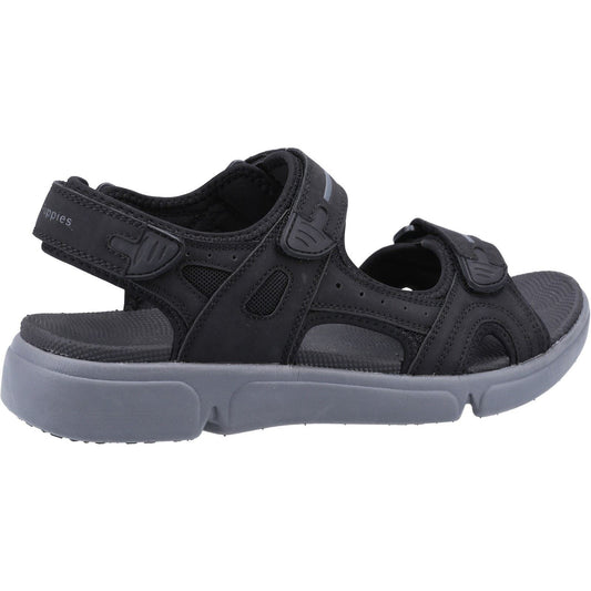 Hush Puppies Castro Polyurethane Men's Black Sandals