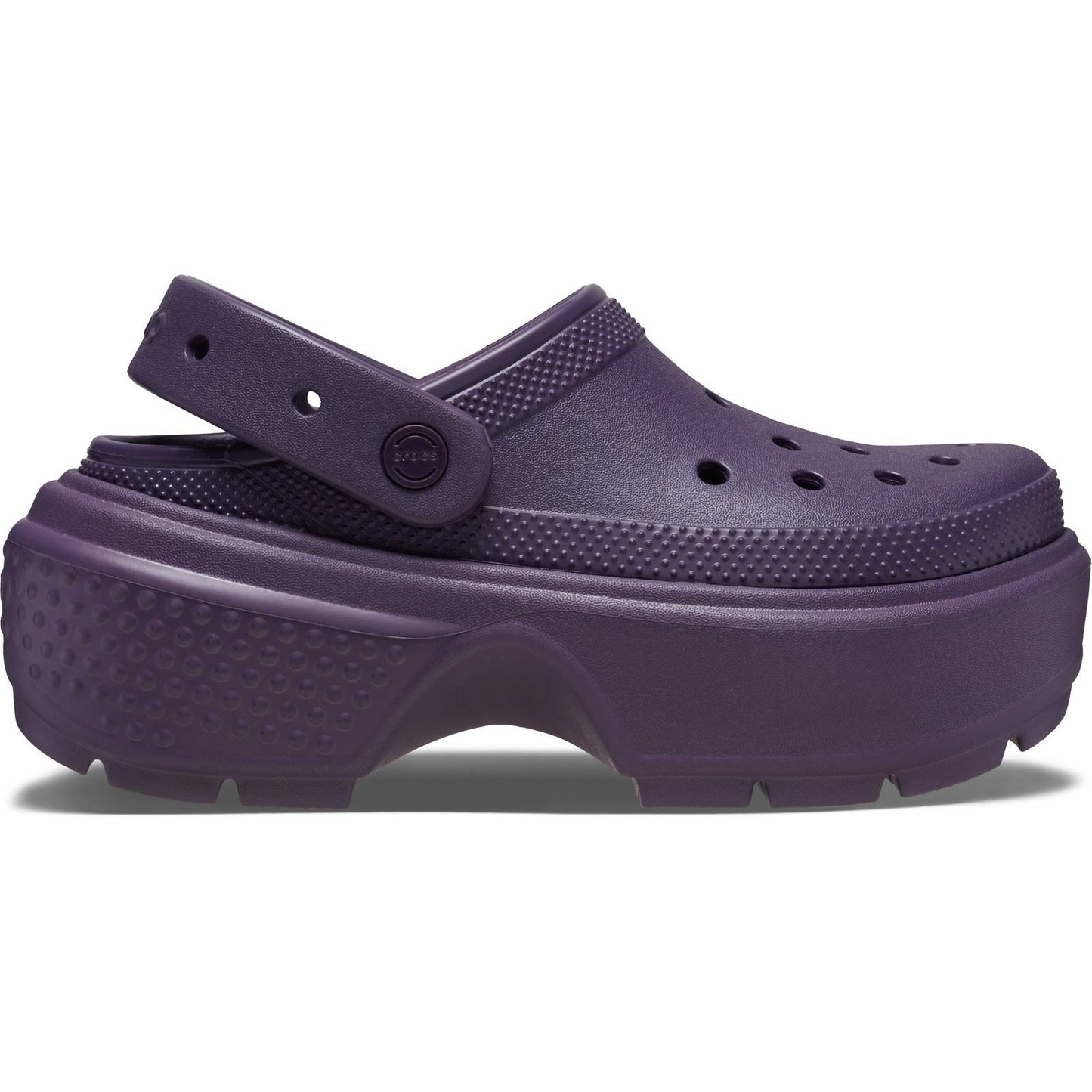 Crocs Unisex Stomp Clog in Dark Iris