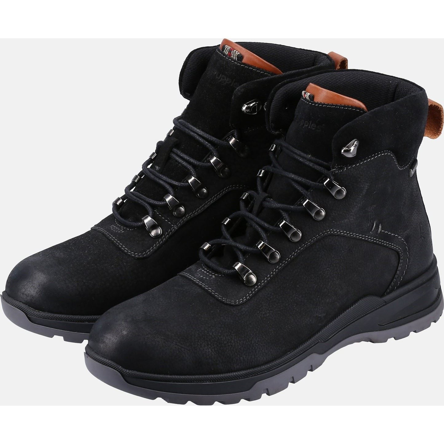 Hush Puppies Men's Paul Boot in Black Nubuck