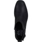 Skechers BOBS Wander Luxe Textile Women's Black Heeled Ankle Boots