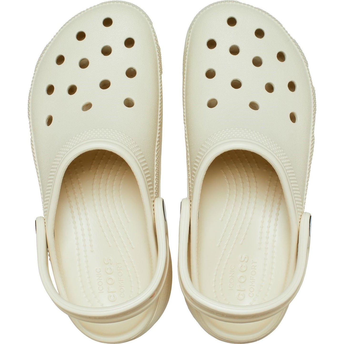 Crocs Women's Classic Platform Clog in Bone