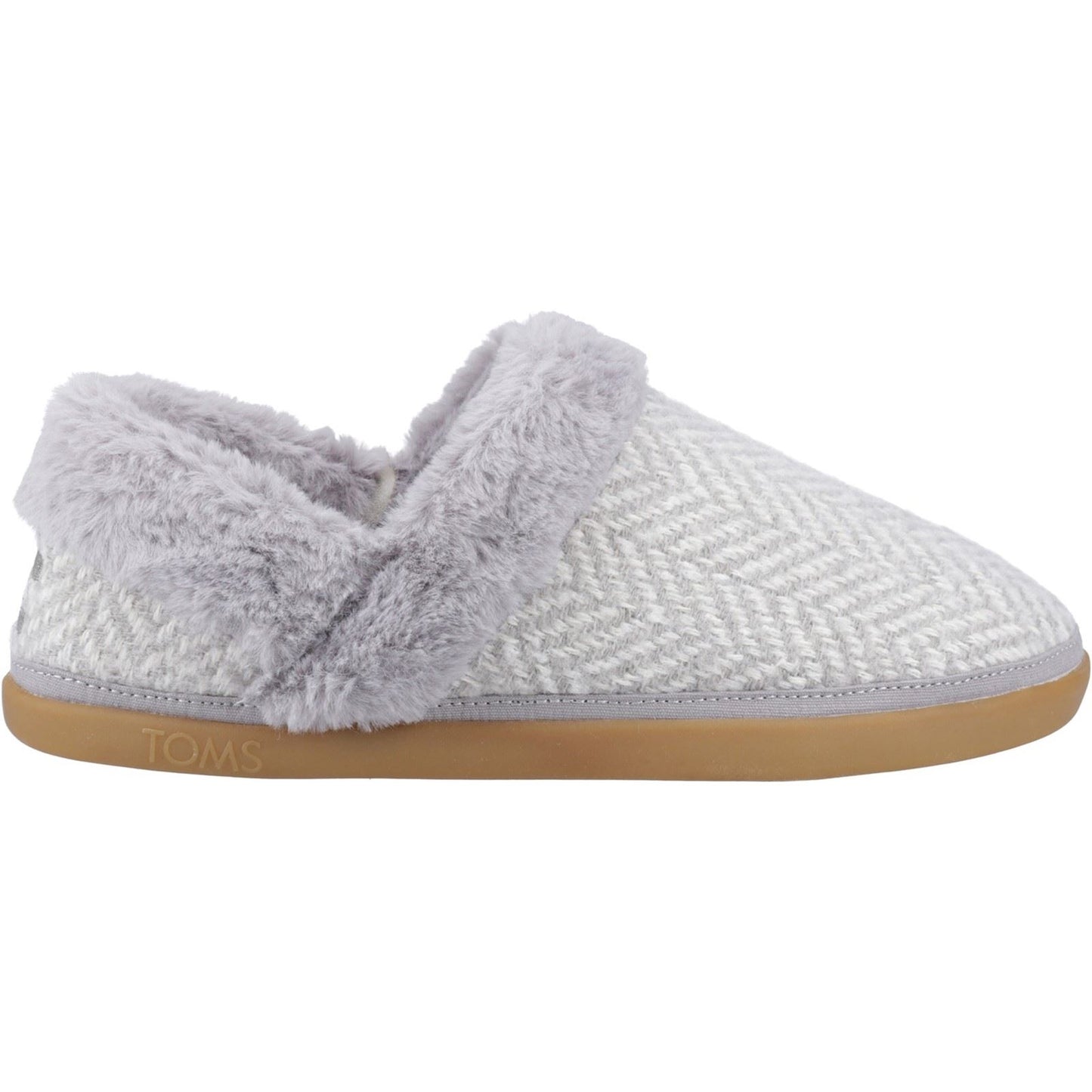 TOMS Oslo Polyester Women's Drizzle Grey Slippers