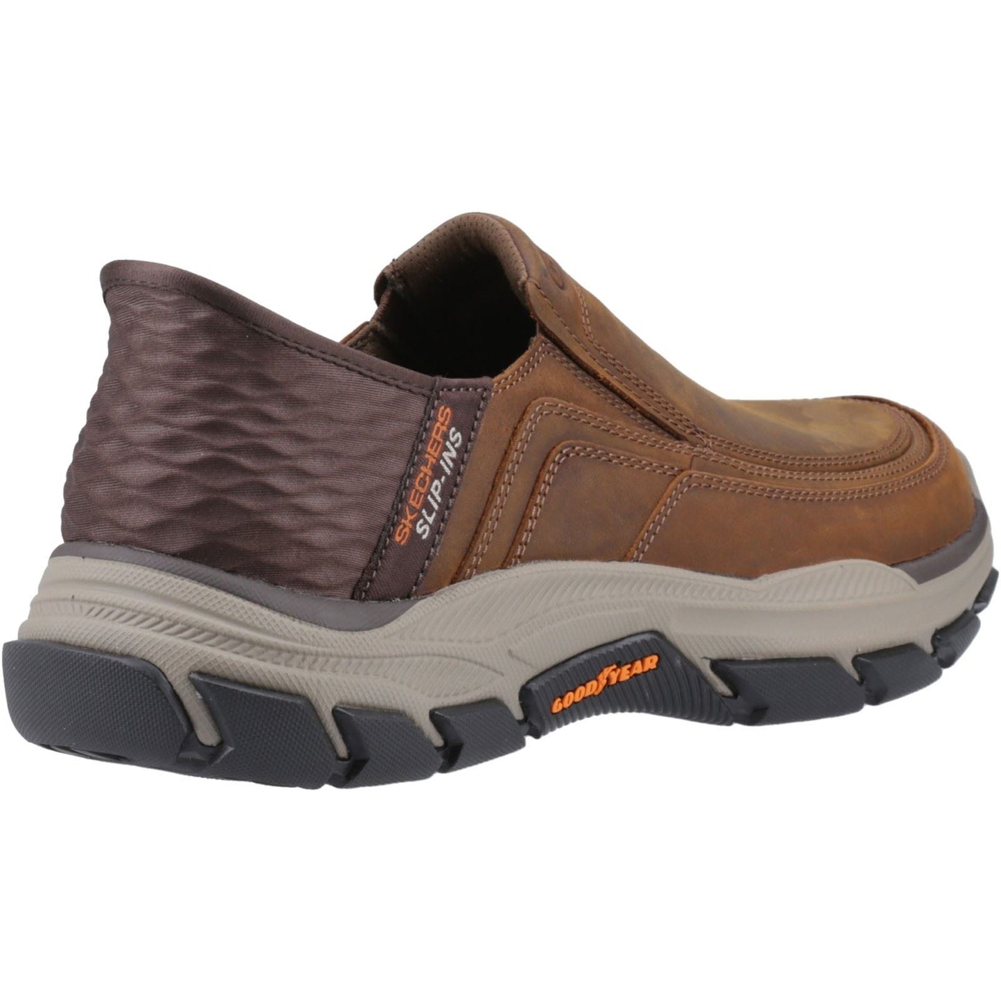 Skechers Men's Respected Elgin Shoes in Dark Brown