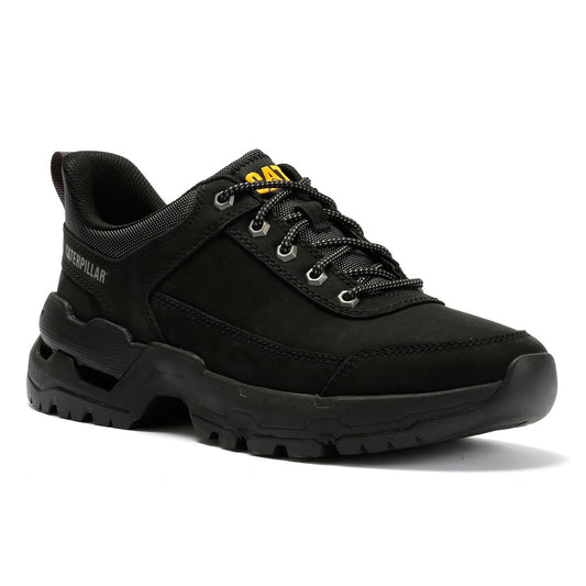 Caterpillar Surge Hiker Lo Waxy Nubuck Men's Black Lace-Up Shoes