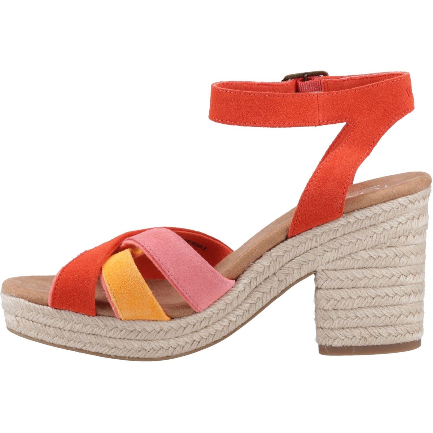 TOMS Women's Majorca Strappy Sandal in Flame