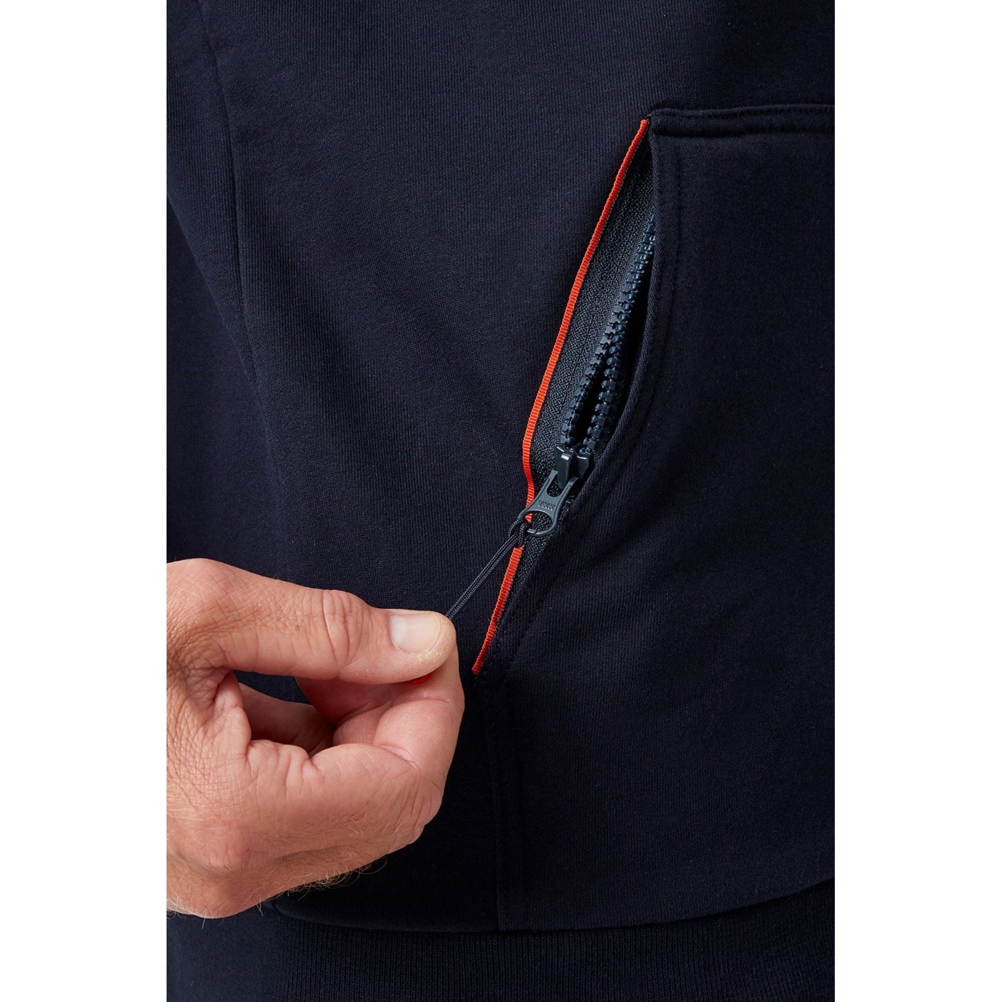 Helly Hansen Workwear Men's Kensington Zip Sweatshirt in Navy