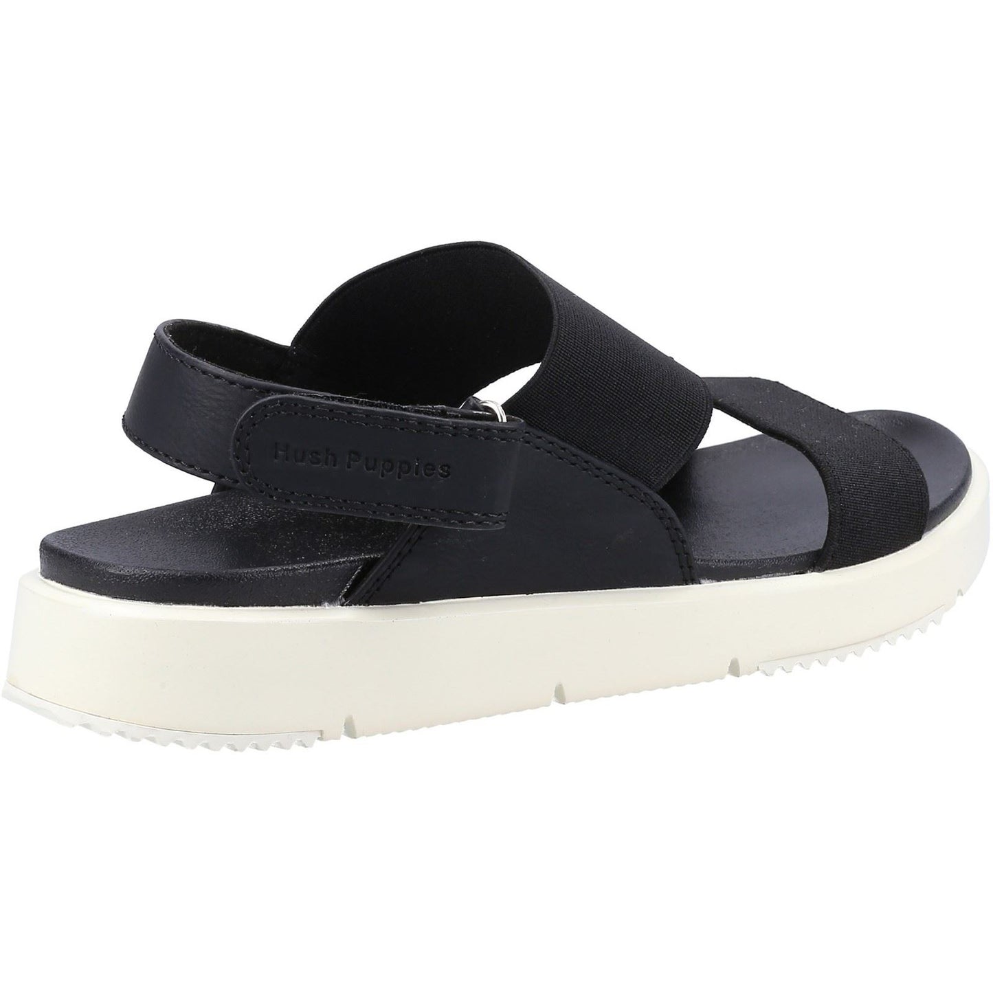 Hush Puppies Selina Polyurethane Women's Black Sandals