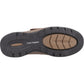 Hush Puppies Men's Casper Touch Fastening Shoes in Tan Nubuck