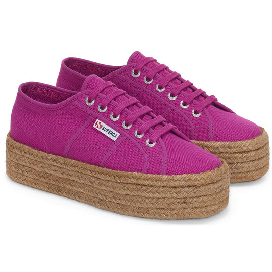 Superga Women's 2790 Rope Shoe in Violet Purple