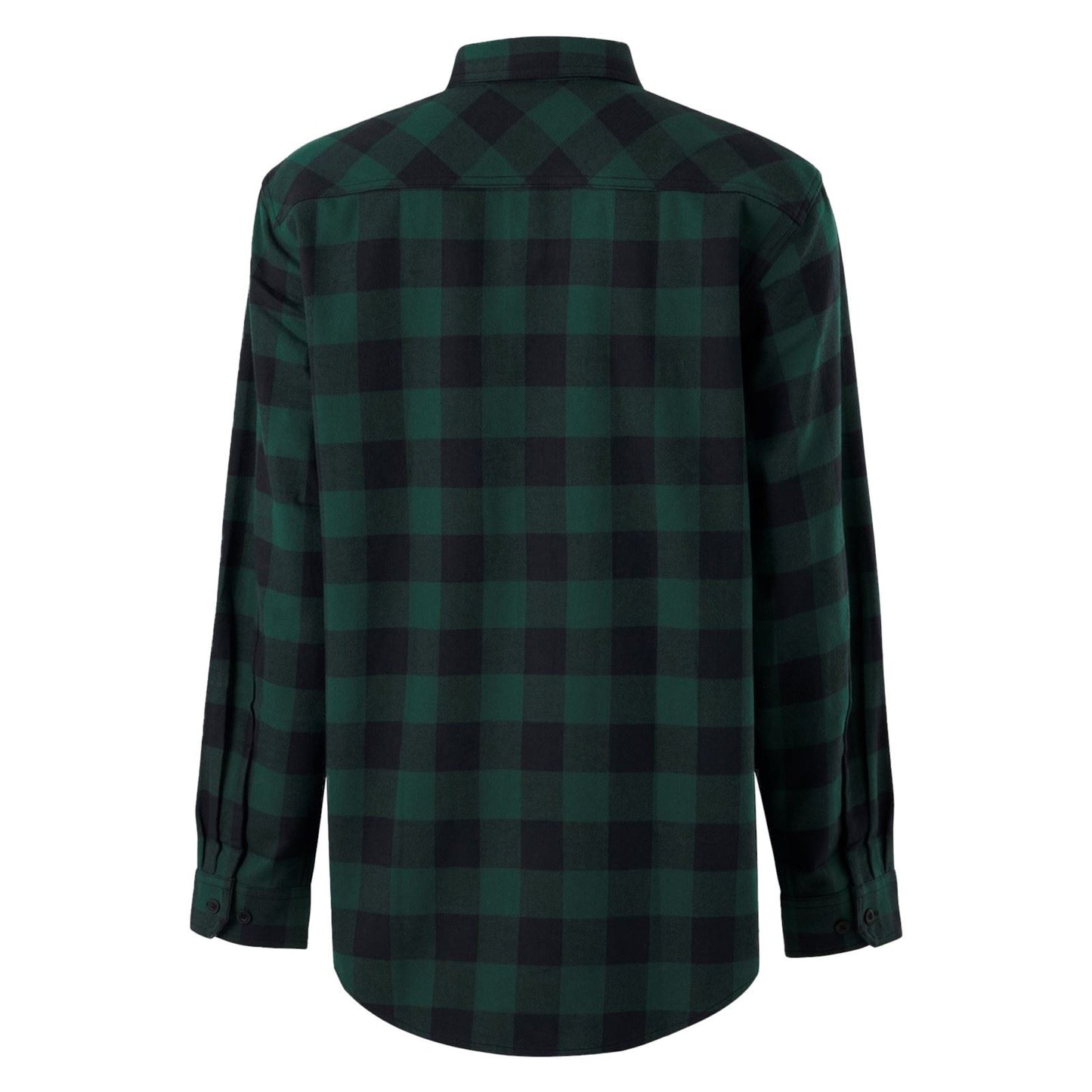 Hard Yakka Men's Long Sleeve Check Flannel Shirt in Green