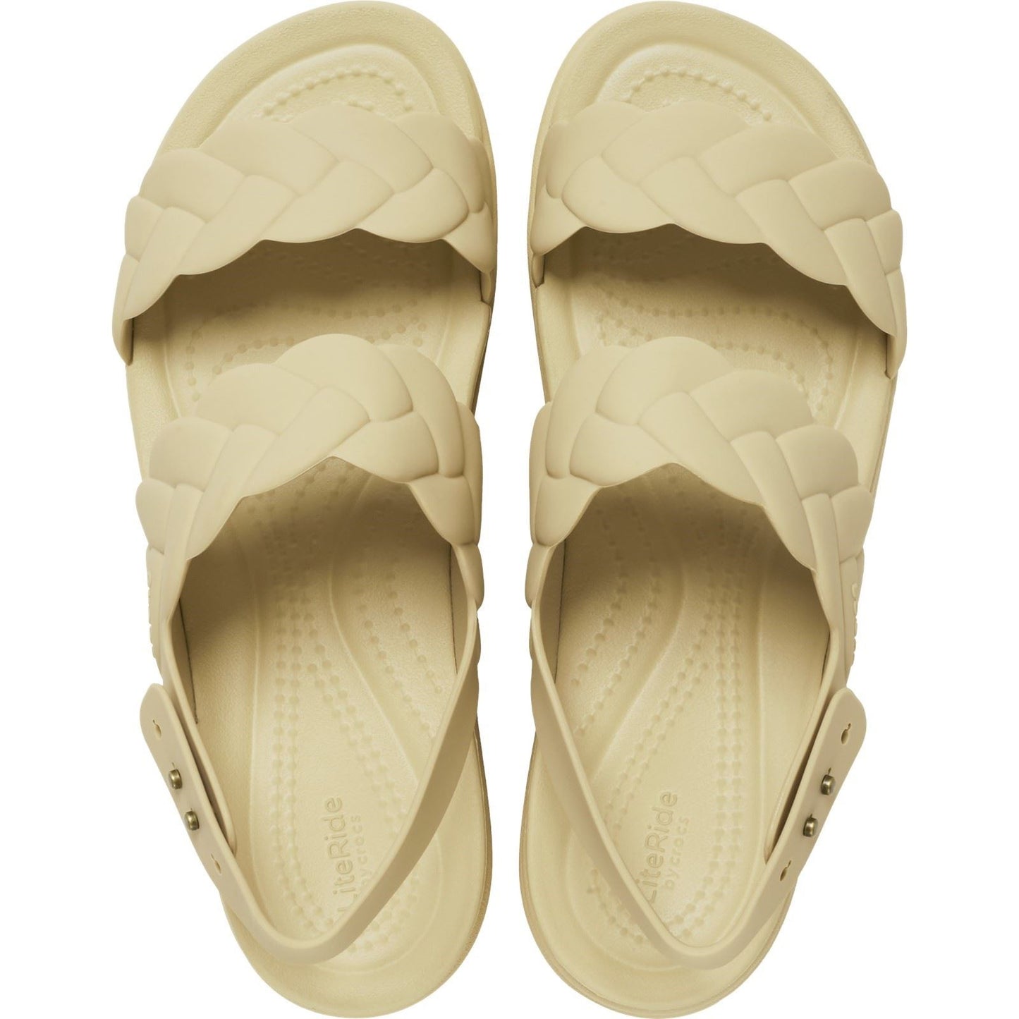 Crocs Brooklyn Woven Thermoplastic Women's Chai Sandals