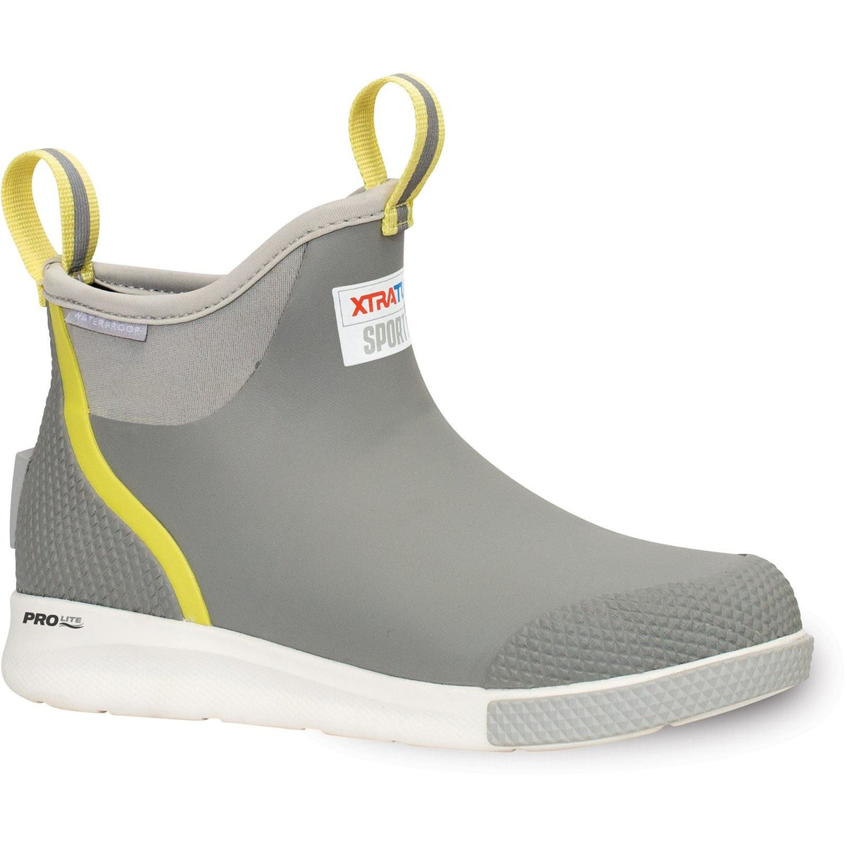 Xtratuf Women's Ankle Deck Boot Sport in Grey/Yellow