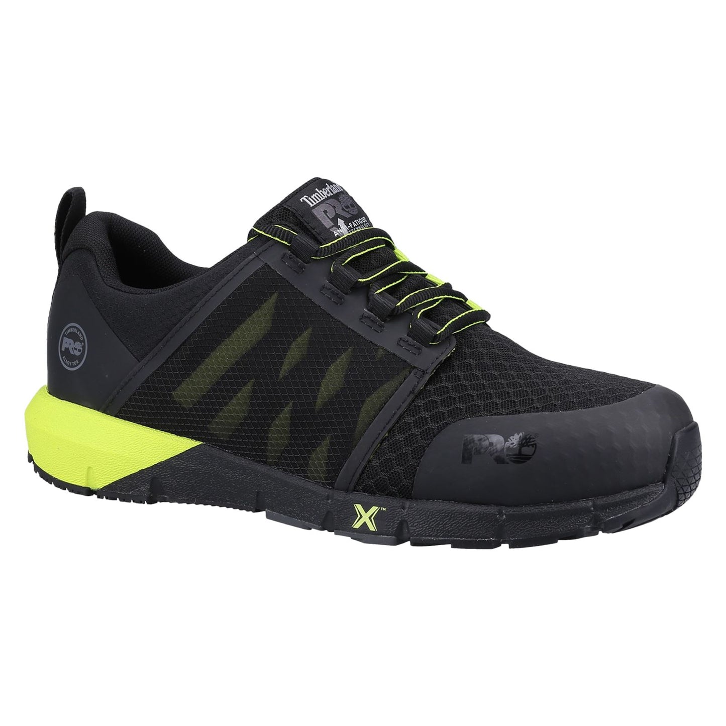 Timberland Pro Men's Radius Trainer in Black/Hi Viz Yellow