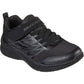 Skechers Microspec Texlor Synthetic Junior Black Trainers
