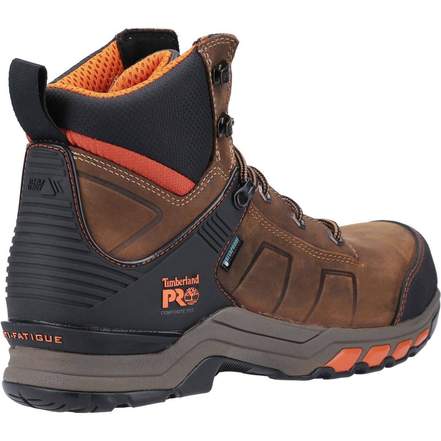 Timberland Pro Men's Hypercharge Composite Safety Toe Work Boot in Brown/Orange