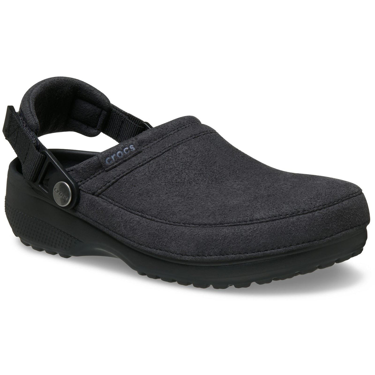Crocs Classic Crafted Vegan Textile Blend Women's Black Clogs