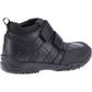 Hush Puppies Jezza Youth Boys Black Leather Boots
